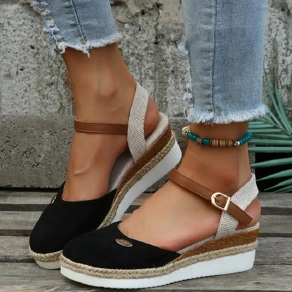 Sandalias bohemias con colores en contraste – Kalea