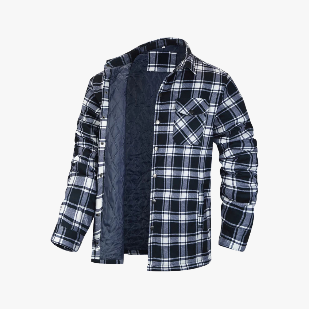 Camisa de franela térmica a cuadros para hombre – DAYTON