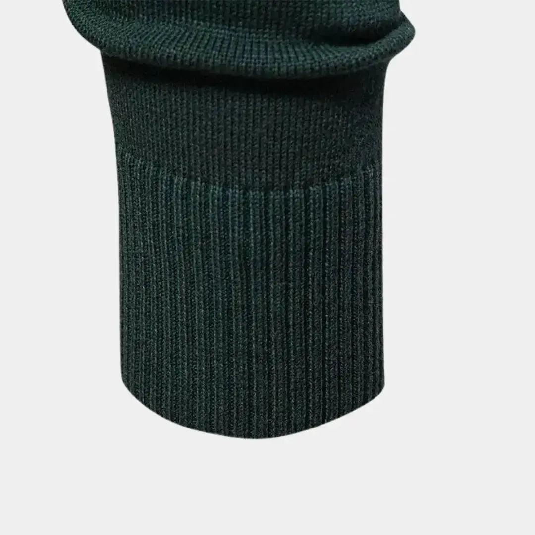 LUCAS - Jersey slim fit para hombre con media cremallera