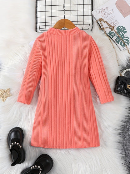 LIA - Jersey térmico largo de punto para niñas