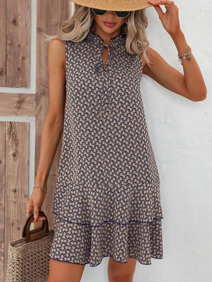 Vestido midi elegante con estampado primaveral para invitada de boda – ISABELLE BLOOM