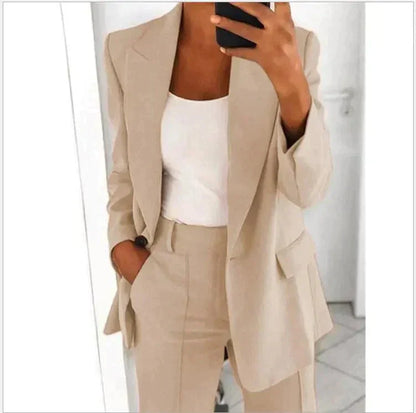 MILÉNA – Traje de mujer con blazer entallado y pantalón a juego
