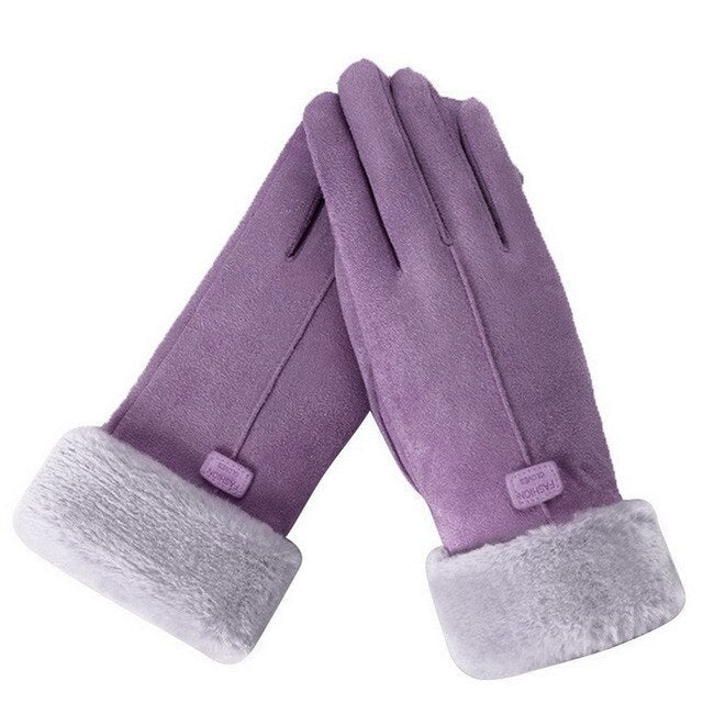 LILAC – Guantes de invierno cómodos y compatibles con pantalla táctil para mujer