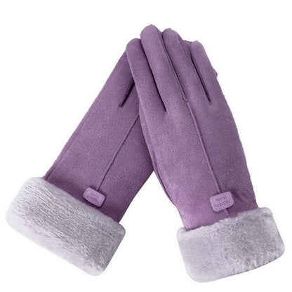 LILAC – Guantes de invierno cómodos y compatibles con pantalla táctil para mujer