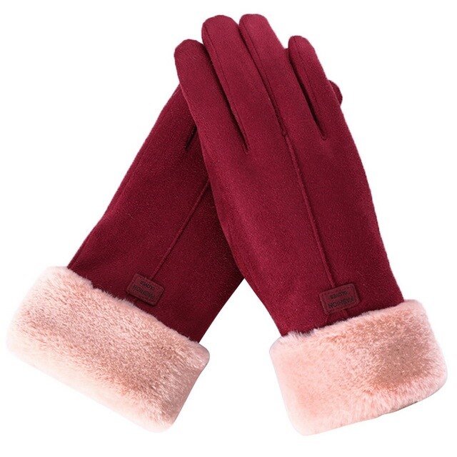 LILAC – Guantes de invierno cómodos y compatibles con pantalla táctil para mujer