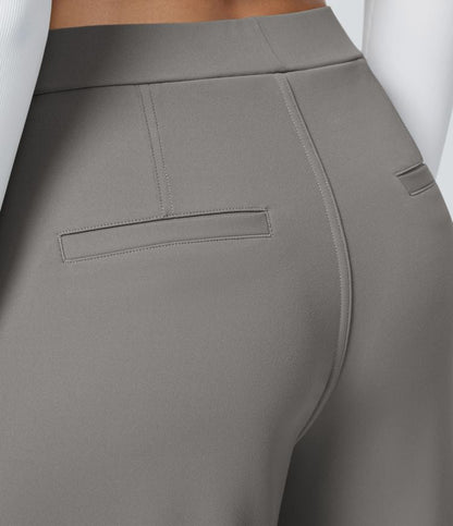 Pantalón de talle alto y pierna ancha para mujer – OLEA WIDE FIT