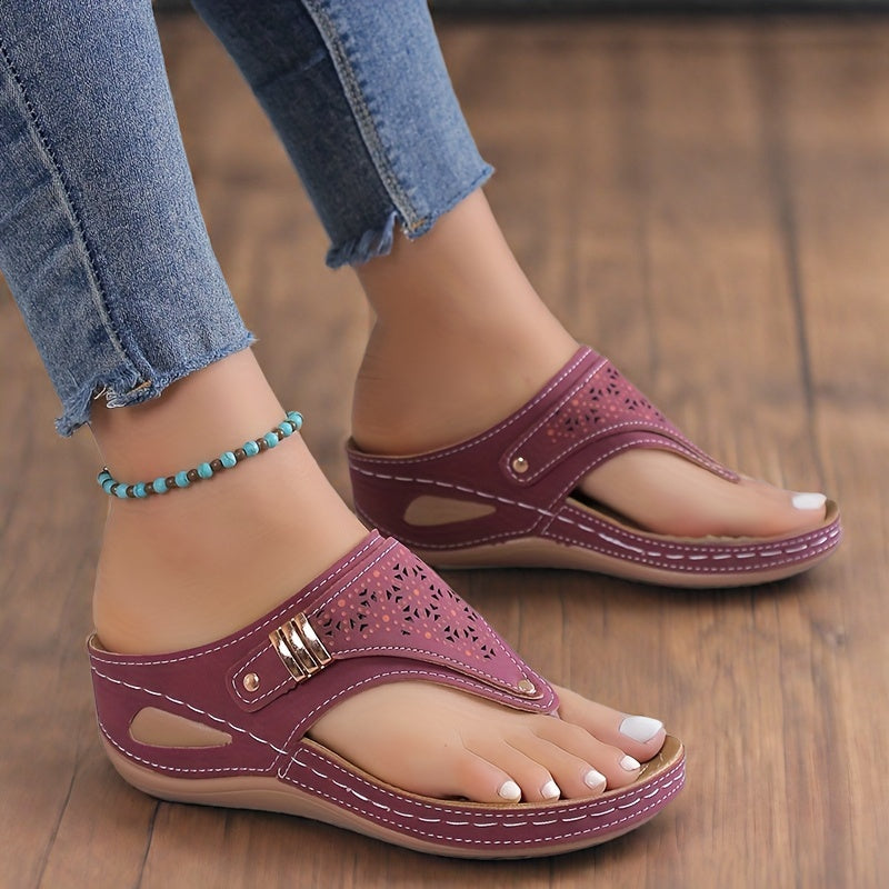 Sandalias de plataforma cómodas y elegantes con soporte ortopédico para mujer – ELYSIA