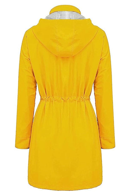 Chaqueta ligera para mujer con capucha y cordón ajustable – TAMIRA