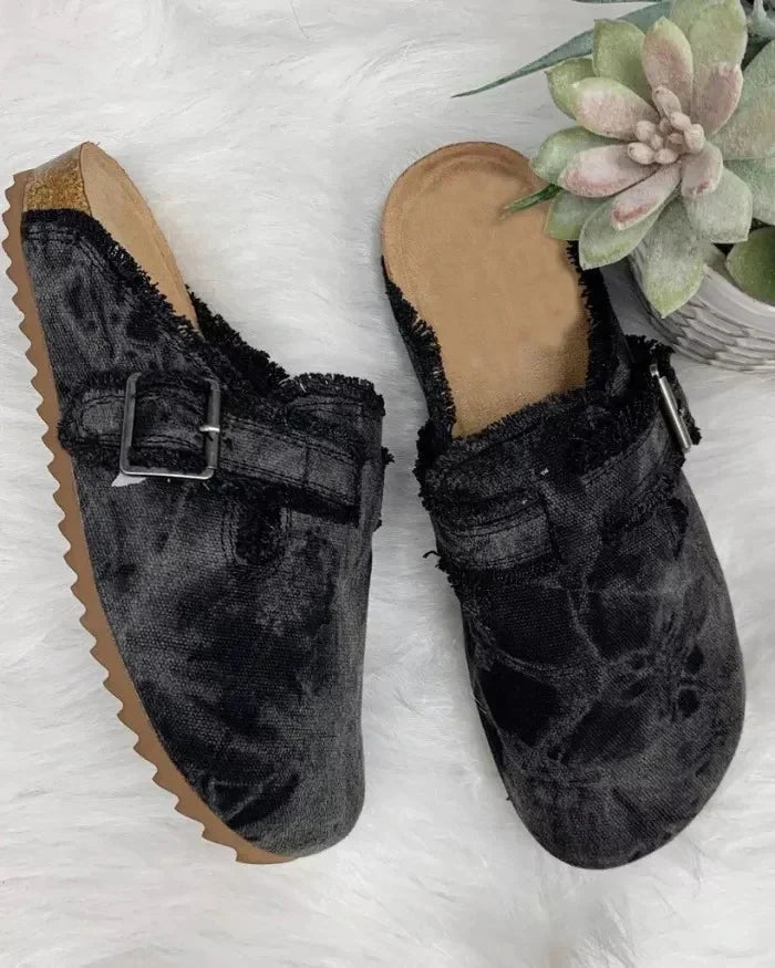 Zuecos de Lona Ligeros y Transpirables para Damas de Uso Casual – AEVA