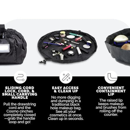 Bolsa de maquillaje con diseño elegante y apertura rápida – LAYLA