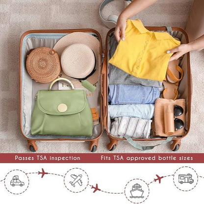 Organizador de cosméticos de viaje con diseño elegante – ELYSE