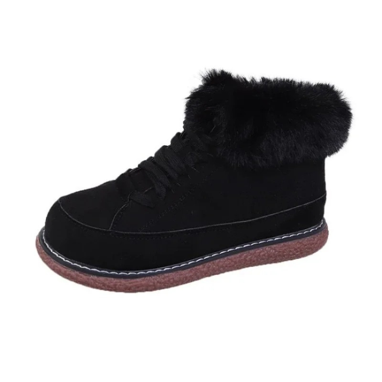 LYRA - Botas de invierno con forro de pelo y suela gruesa para mujer