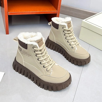 NAOMIE - Botas de invierno impermeables con forro suave para mujer