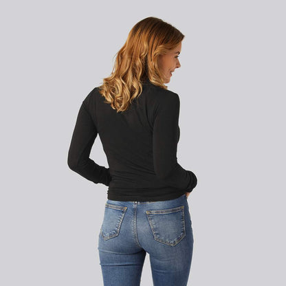 ISLA - Suéter de cuello alto ajustado con diseño elegante para mujer