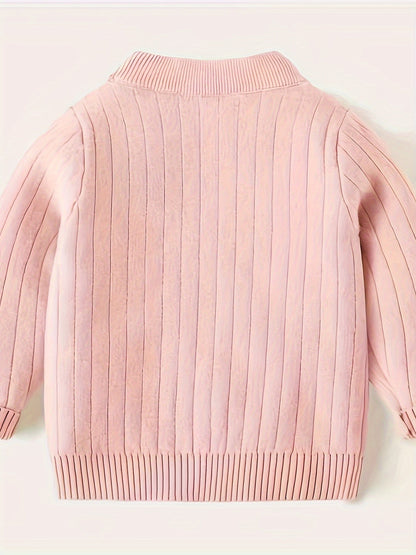 FELICIA - Jersey casual de cuello alto para niñas