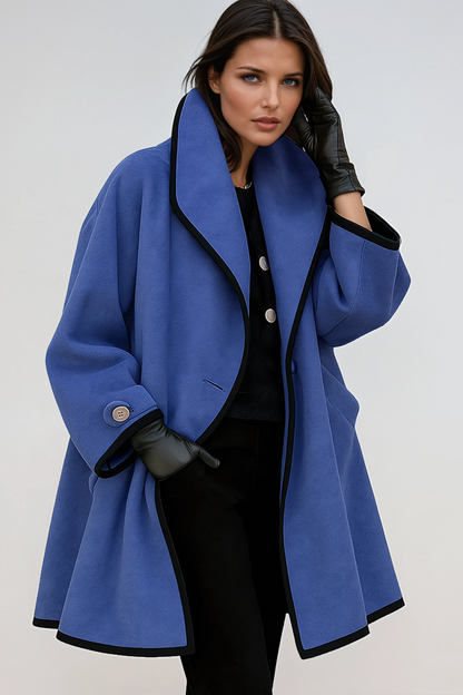 Abrigo de invierno oversize para mujer con diseño tipo gabardina – CELEYA