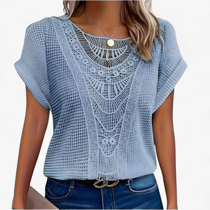 Top de encaje elegante para mujer – CÉLINE