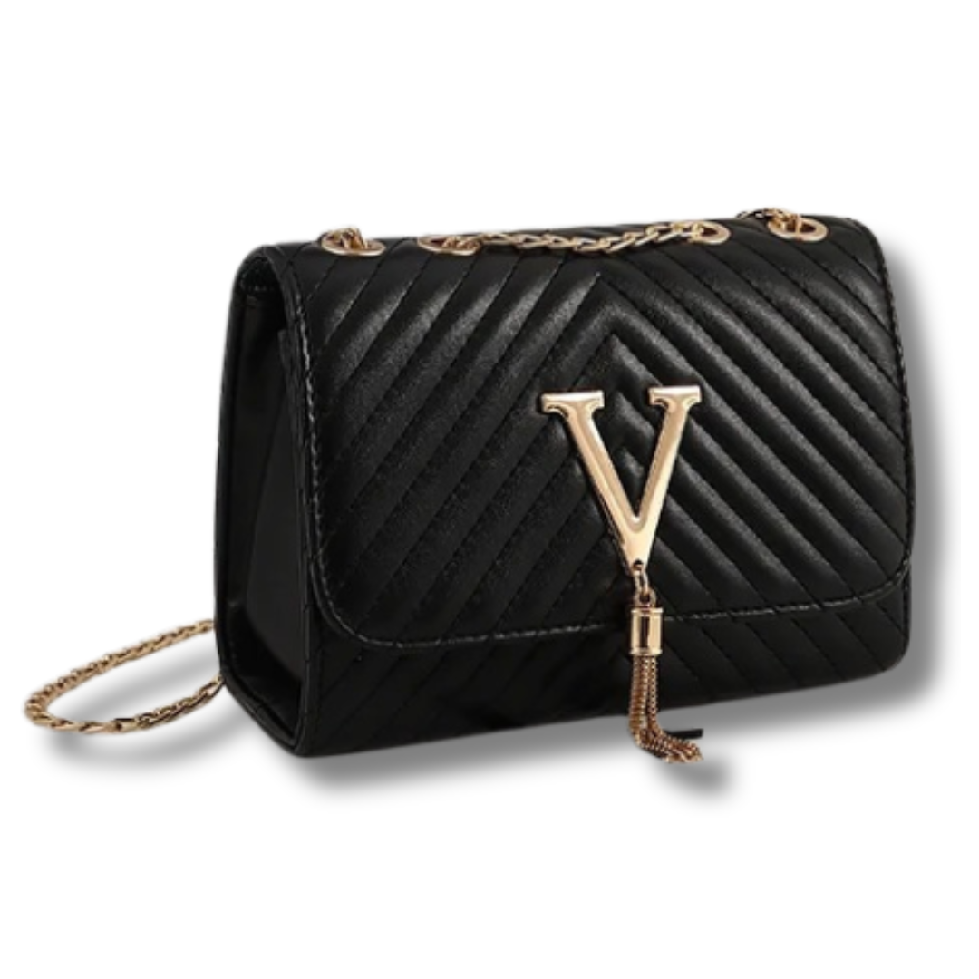 Bolso de mano con borla decorativa y diseño moderno – GLAMIRA