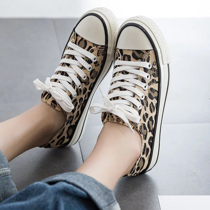 Zapatillas animal print con plataforma para mujer – ARVANA