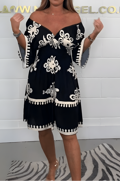 Vestido largo boho de verano con corte fluido y estilo relajado – BOHÉA