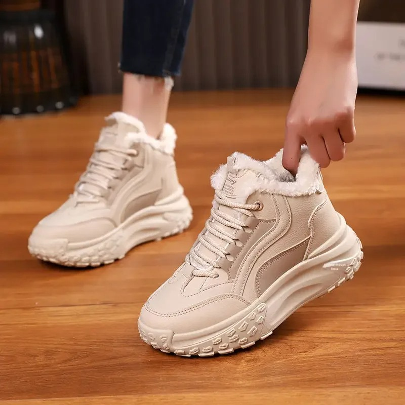 LORENA - Botines de invierno suaves con punta redonda para mujer