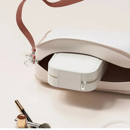 Neceser de maquillaje con espejo LED portátil para viaje – KORI