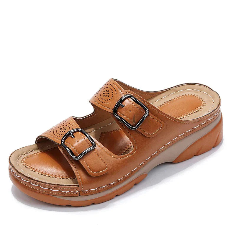 Sandalias elegantes de verano para mujer con detalles decorativos – ALMÉRIA