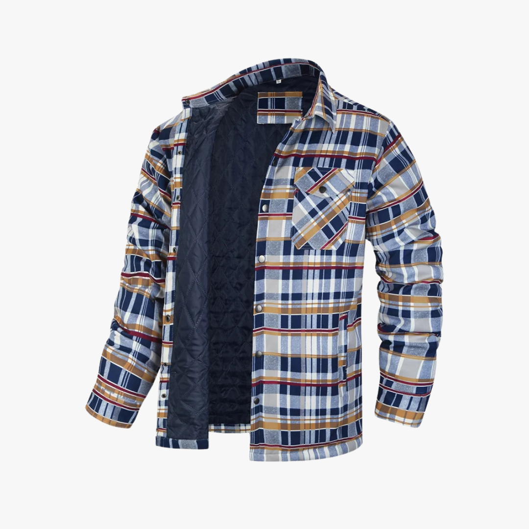 Camisa de franela térmica a cuadros para hombre – DAYTON