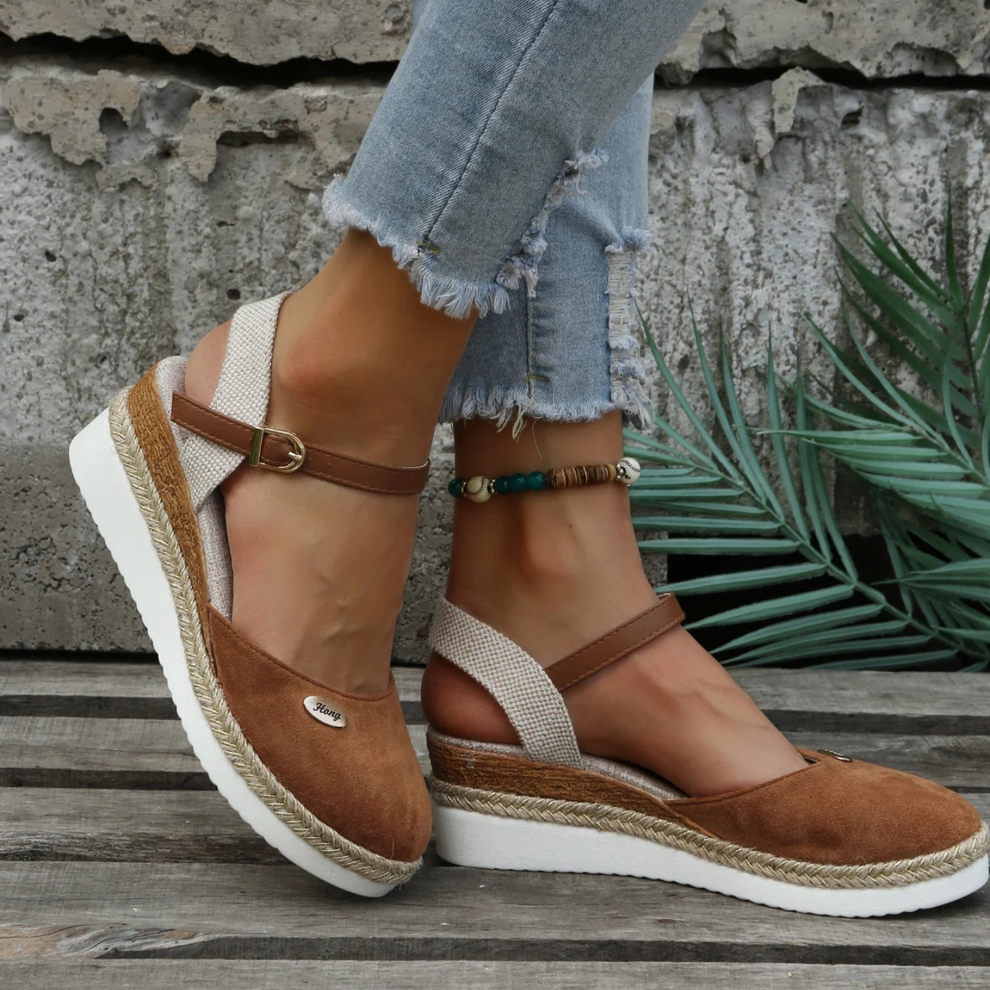 Sandalias bohemias con colores en contraste – Kalea