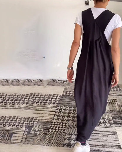 Vestido de jardín ligero y fluido para dama con detalles modernos y elegantes – ALTHEA LUMINA