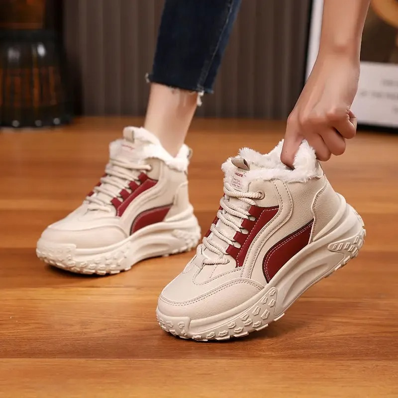 LORENA - Botines de invierno suaves con punta redonda para mujer