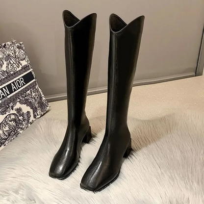 AMELIE - Botas altas casuales a prueba de viento para mujer