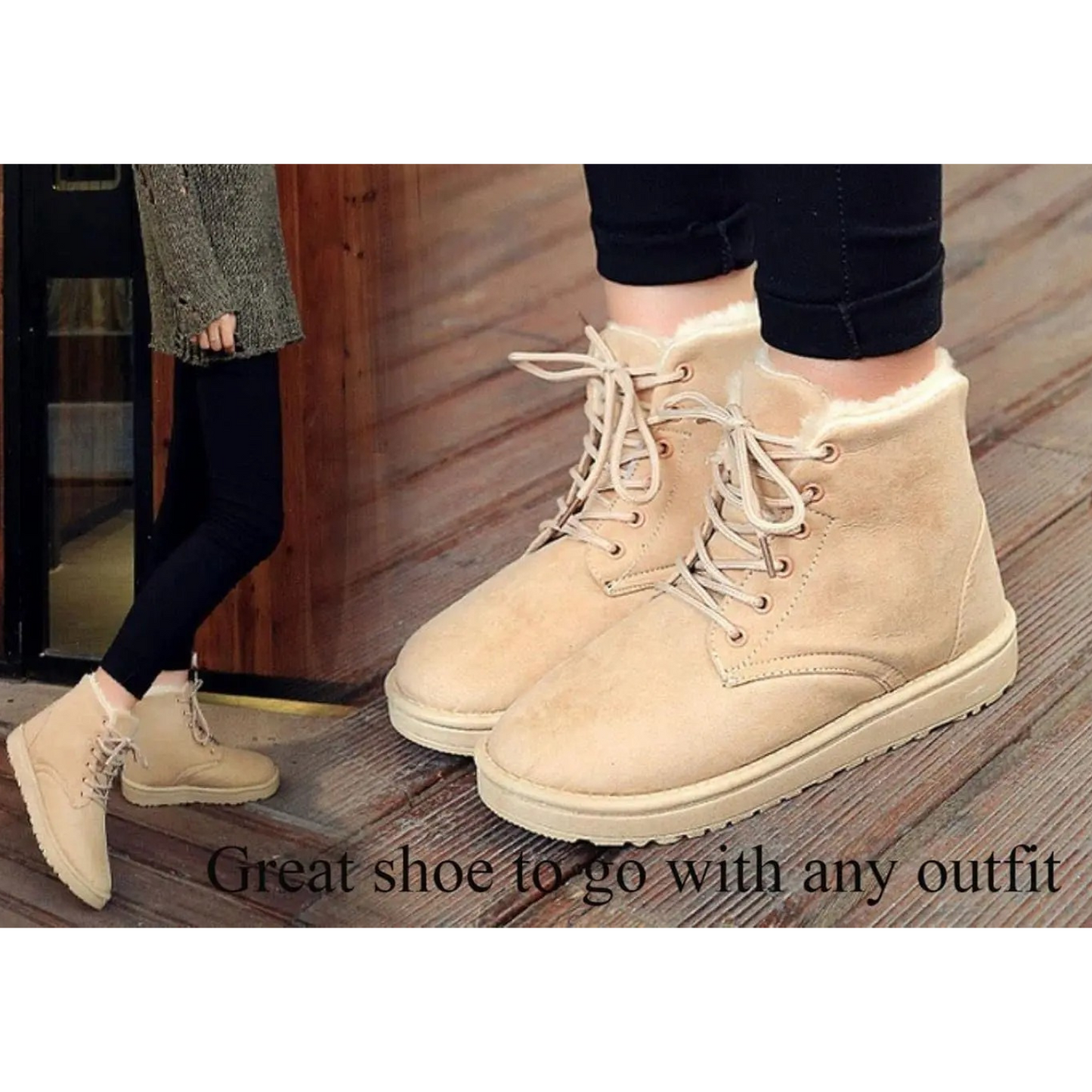 NOVA - Botas de invierno cómodas con forro cálido para niñas