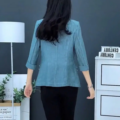 MARTA - Blazer elegante con cierre de un solo botón para mujer