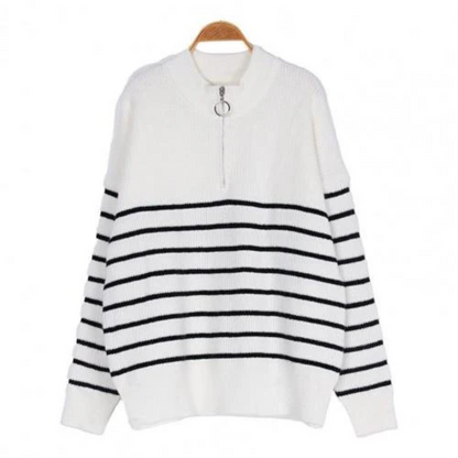 SARAI - Suéter de canalé con estilo para mujeres