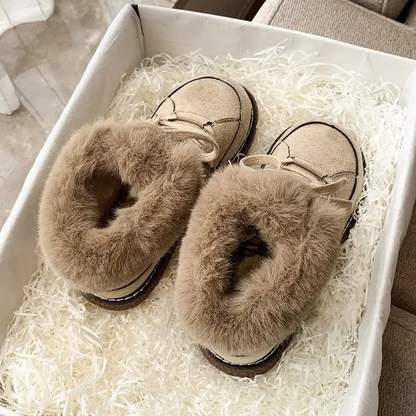 LYRA - Botas de invierno con forro de pelo y suela gruesa para mujer