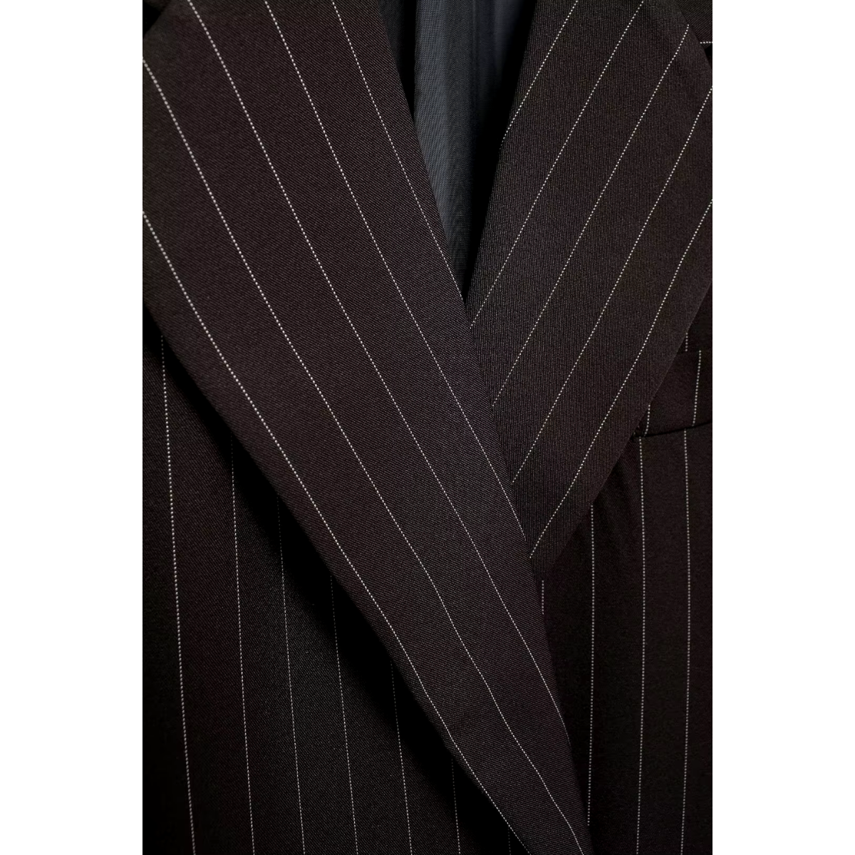 Blazer oversize de rayas con doble botonadura – NELSIE