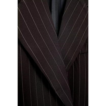 Blazer oversize de rayas con doble botonadura – NELSIE