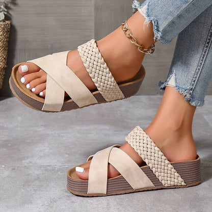 Sandalias de mujer con plataforma gruesa y estilo moderno – ELARA STEP UP