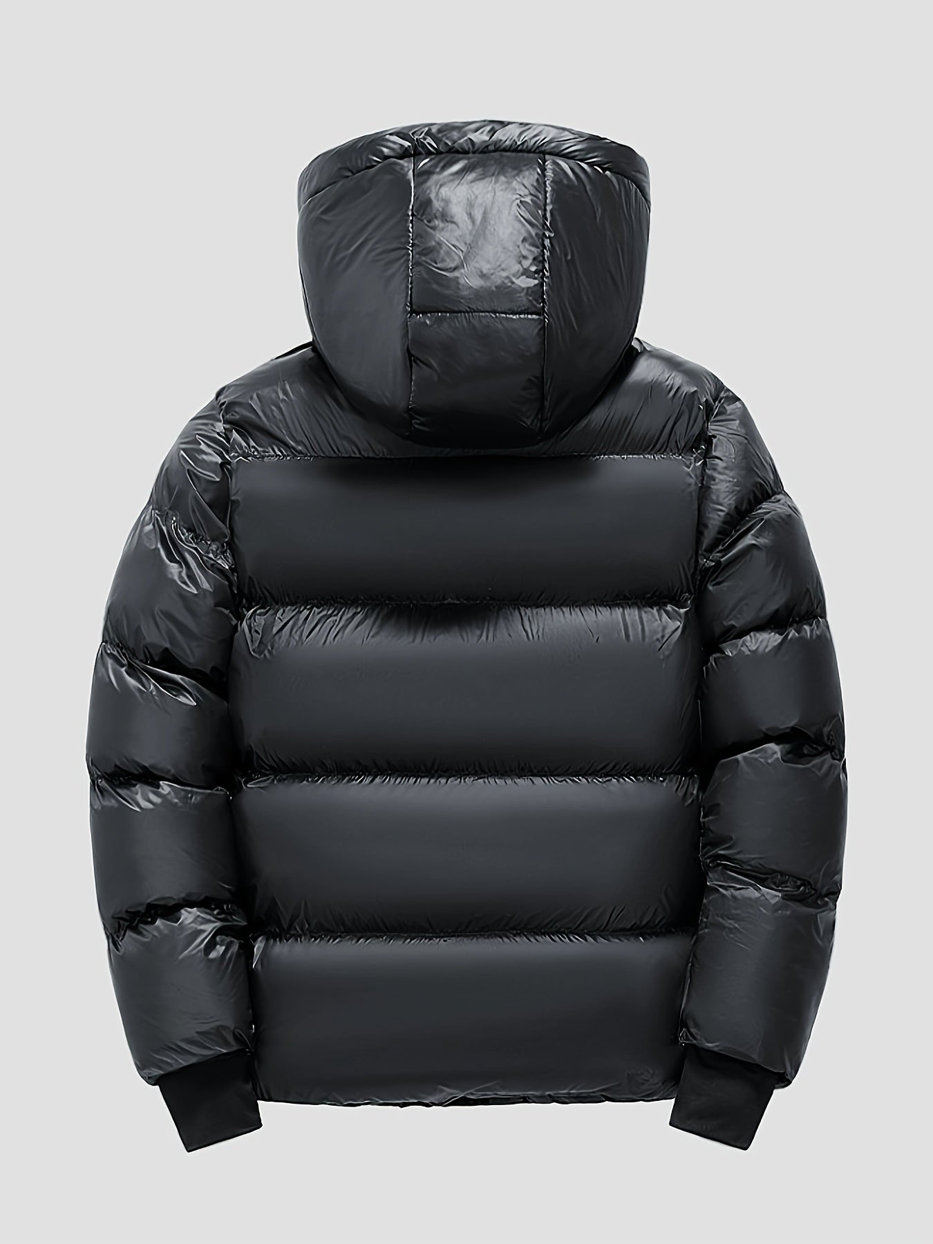 NORDEN - Abrigo puffer de invierno holgado con capucha para hombre