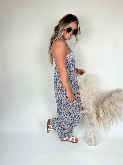 Mono floral boho chic con corte fluido y estilo veraniego – AYLA