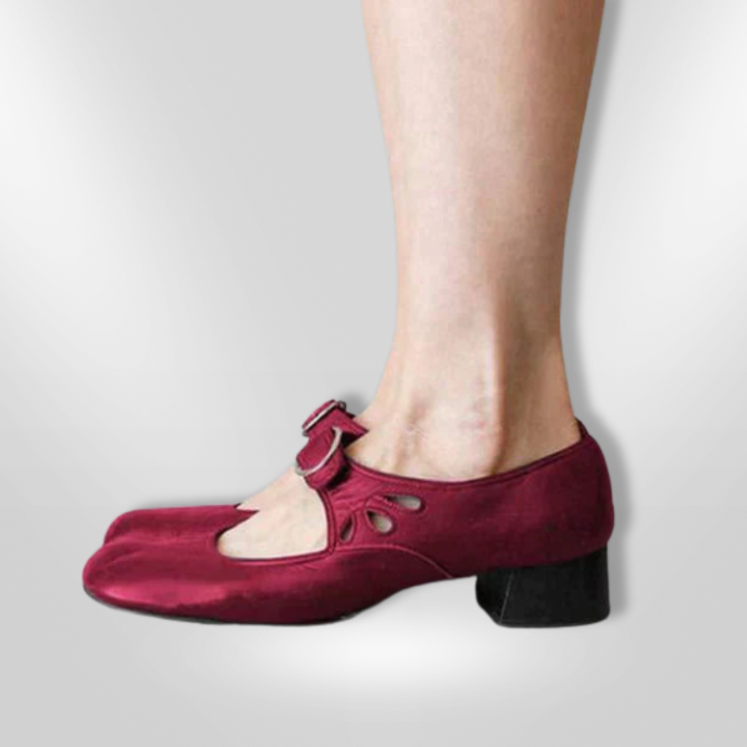 Sandalias clásicas de cuero con tiras cruzadas y suela cómoda – EMMARA