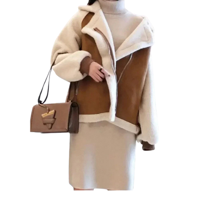 NELLY - Chaqueta de invierno con forro polar para mujer