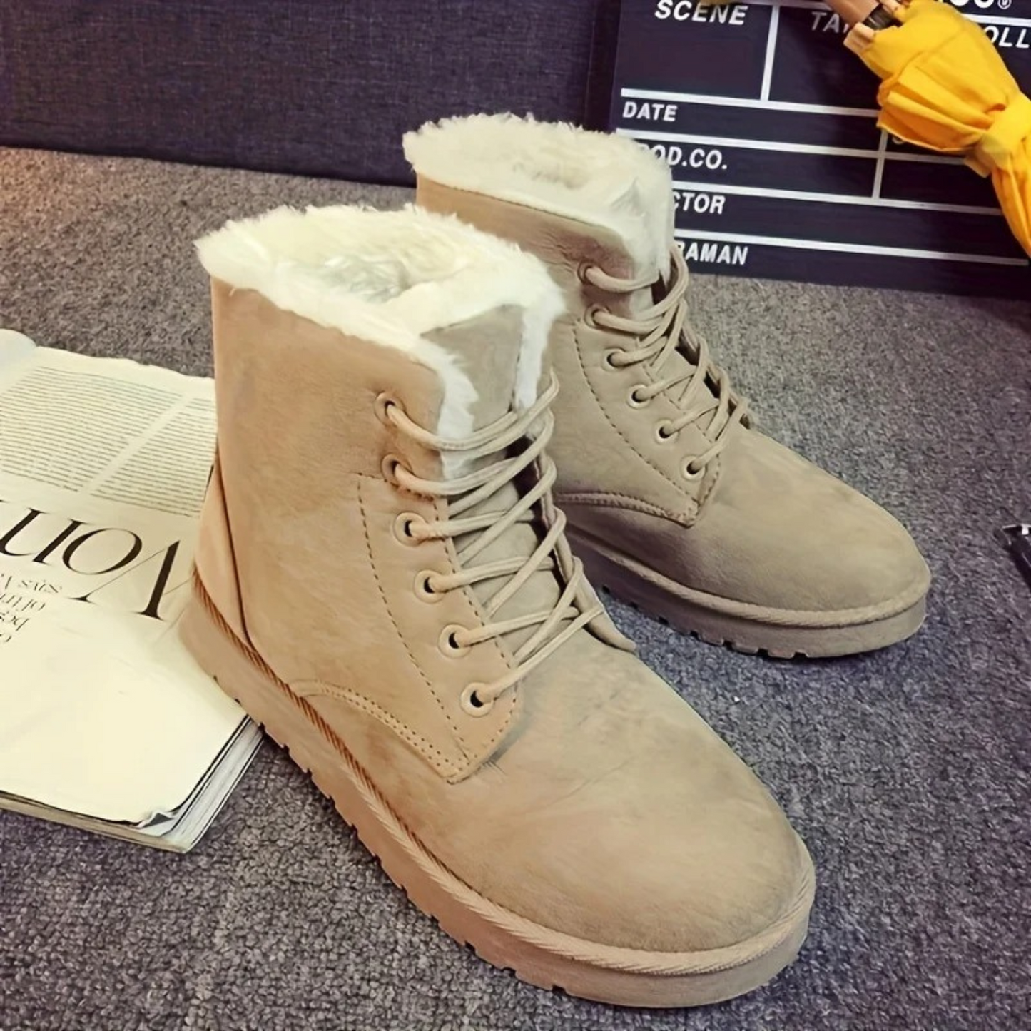 NOVA - Botas de invierno cómodas con forro cálido para niñas
