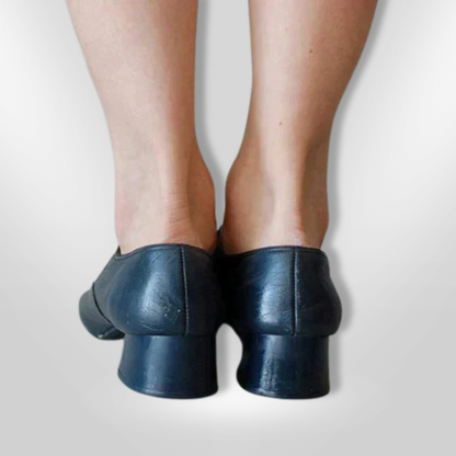 Sandalias clásicas de piel con hebilla ajustable – VALENIA