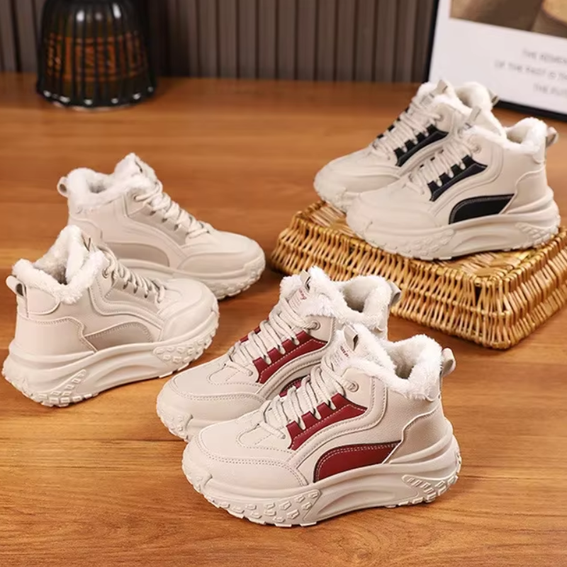 LORENA - Botines de invierno suaves con punta redonda para mujer