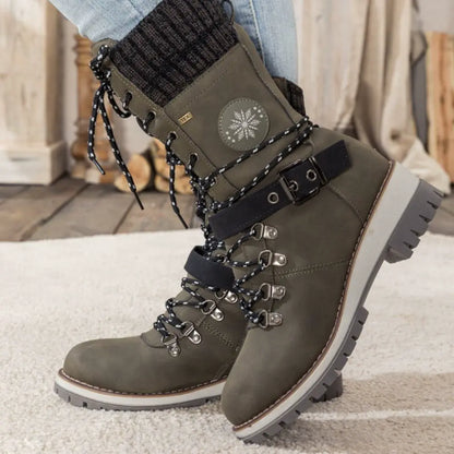 Botas de invierno impermeables para mujer con suela antideslizante – SNOWRA