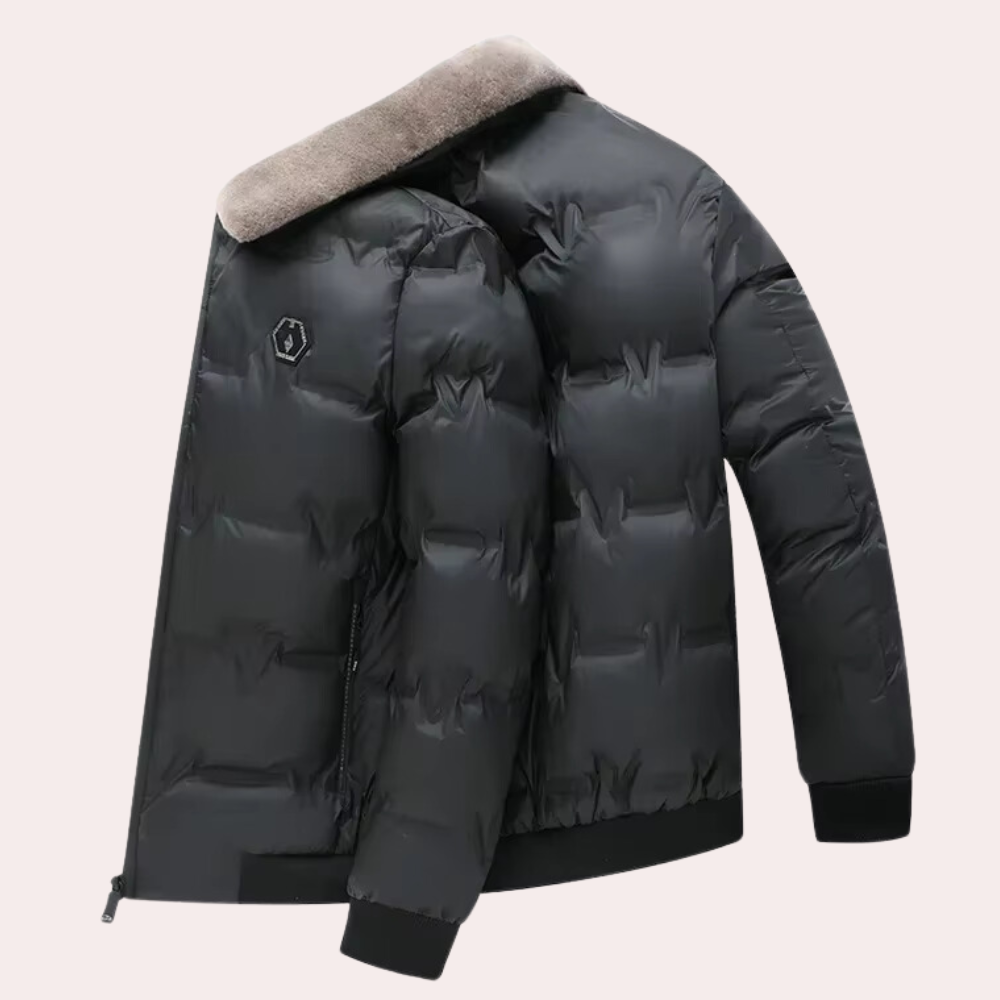 BRUNO - Chaqueta acolchada para hombre con cremallera