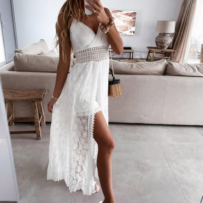 Vestido Mini Ligero de Mujer con Escote en V y Estilo Veraniego – ADIE