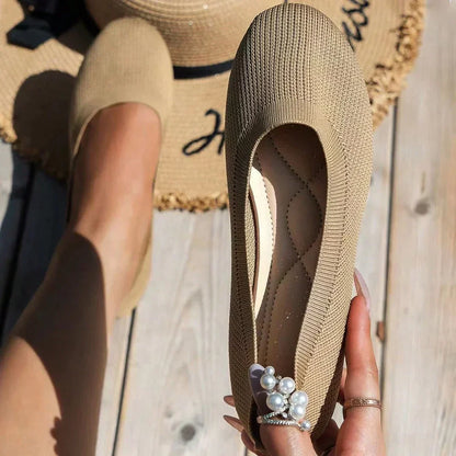 Zapatos bailarinas transpirables con suela antideslizante para mujer – ELVY PARIS